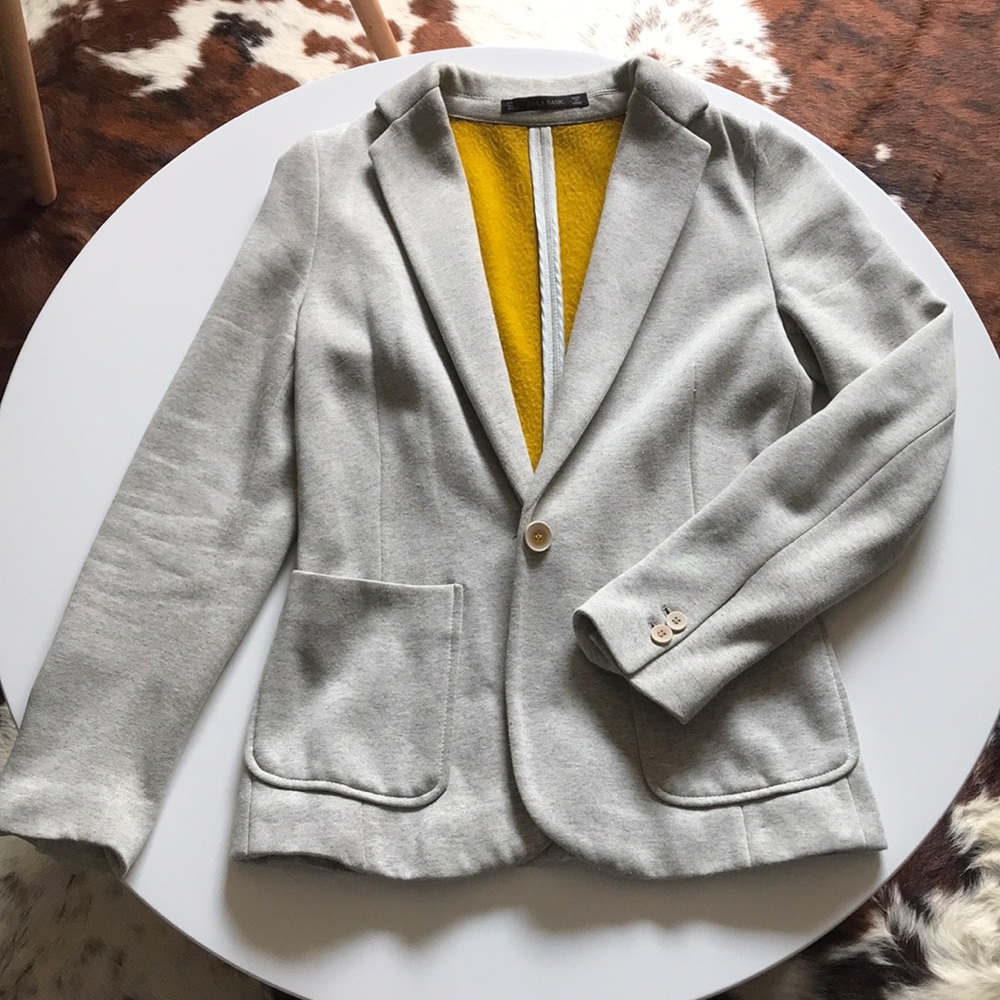 Zara Light Grey Blazer